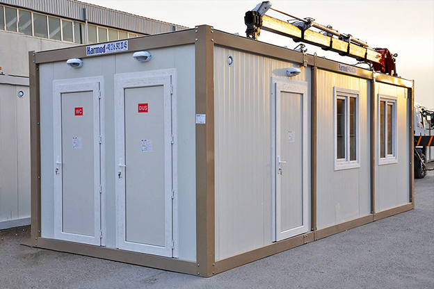 Portable Restroom Blocks